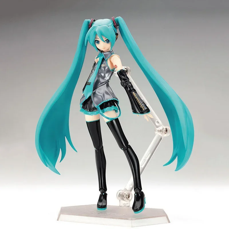 15CM Hatsune Miku rysunek Model akcji dekoracja lalki z kreskówek ozdoba kolekcja zabawek prezent prezent Ins Kawaii śliczne Anime piękny