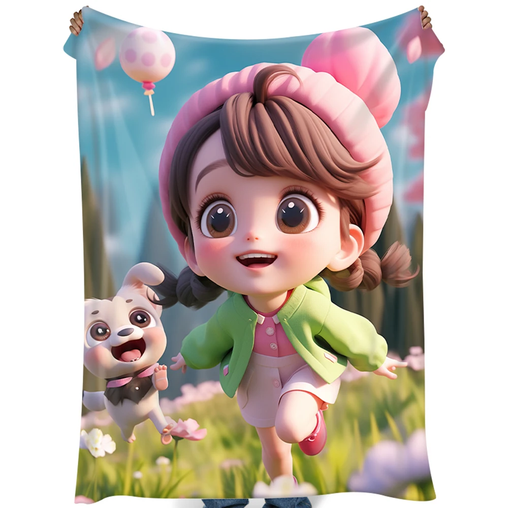 

Plush Cute Super Sunshine Blanket Girl Soft French Summer Air Conditioning Blanket Children's Blanket Children's Day Gift