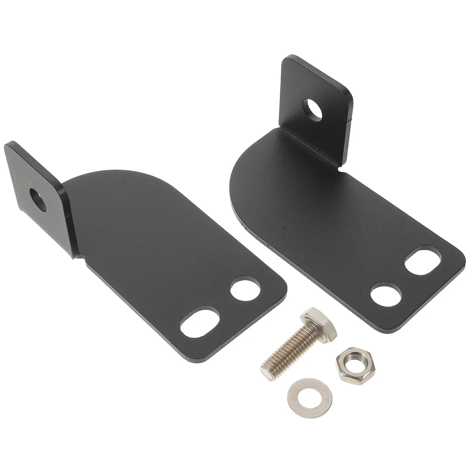 1Set Rear Pillar Mount Brackets Stainless Steel Light Bar Bracket Roll Cage LED Pod Light Mounting Brackets for Off Road Backup