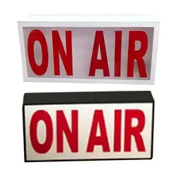 On Air Light Sign LED Lights Desk Lamp Lightbox Recording Sign Studio Decor Decorative Lights Battery Operated On Air Home Party