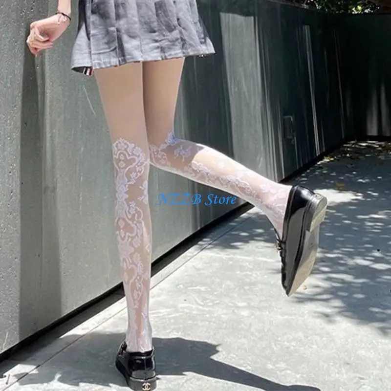 

T21F Women's Ribbon Patterned Pantyhose Patterned Pantyhose Tights Stockings Gifts