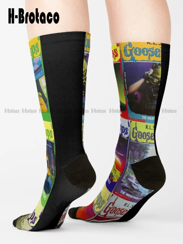 

Goosebumps Greatest Hits Socks Womans Socks Ladies Sports Custom Gift Street Skateboard Socks Teen Youth Socks Casual Colorful