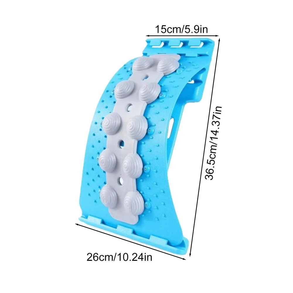 

1 шт., 4-уровневые носилки для спины, коррекция горбатости, растяжка поясничного отдела позвоночника, массажная доска для спины, поясничная поддержка