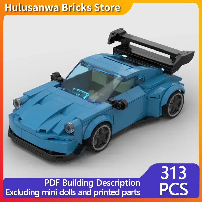 City Car Speed Champion Model MOC Building Bricks 993 Sports Cars Modular Technology Gifts Holiday Assemble Children Toys Suit