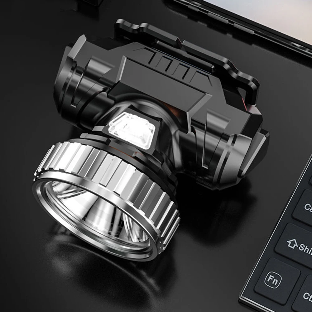 Светодиодный налобный фонарь, налобный фонарь для рыбалки с зарядкой от USB, портативный фонарь, налобный фонарь, налобный фонарь для кемпинга и походов