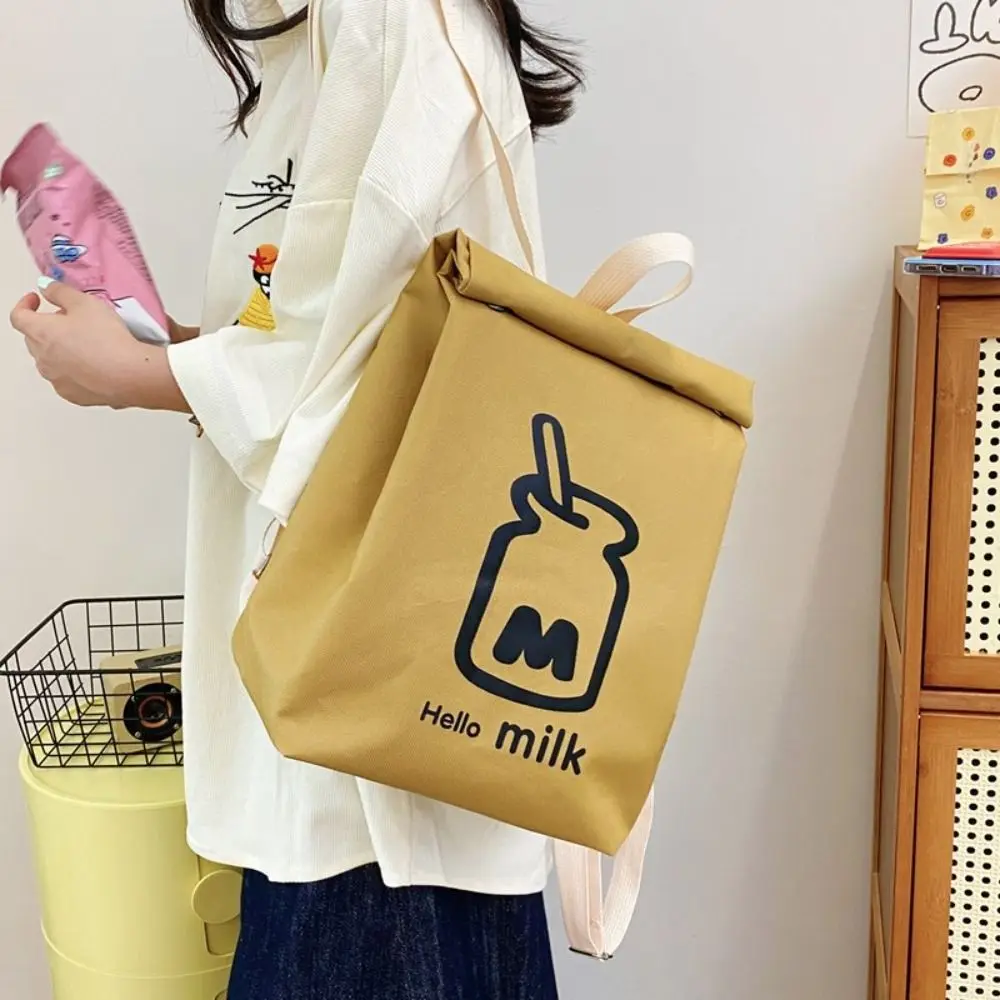 

Cool Lightweight Square Canvas School Bag Large Capacity Leisure Gfsn Girl Backpack Durable Canvas College Student