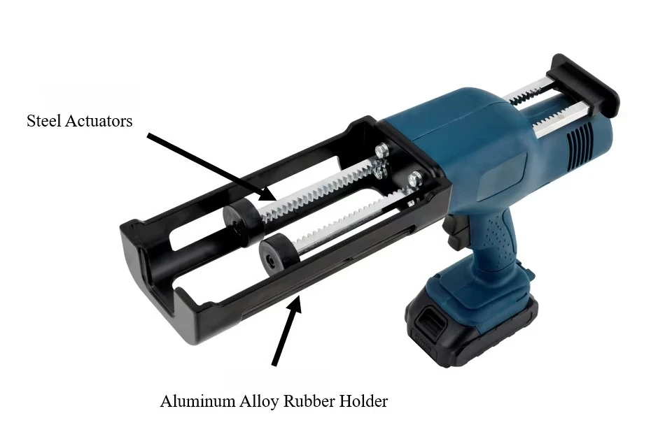 Portable 400ml two-component epoxy electric cordless caulking gun