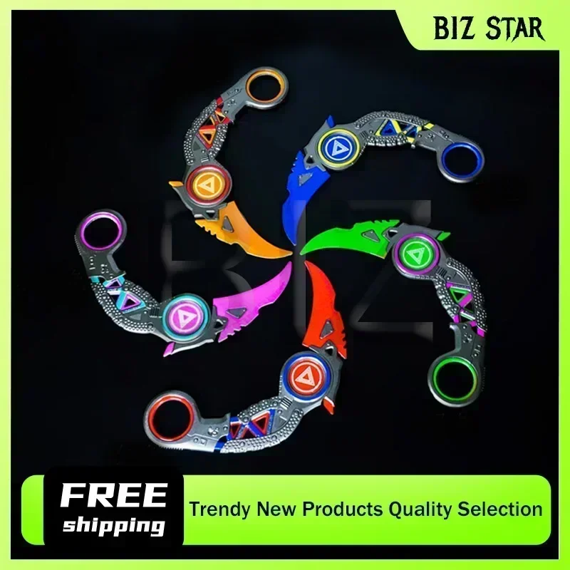 15 cm/5.91in APEX héritage Raptor griffes modèle jeu périphérie entièrement en métal émoussé Karambit couteaux décoration de bureau artisanat jouets cadeau