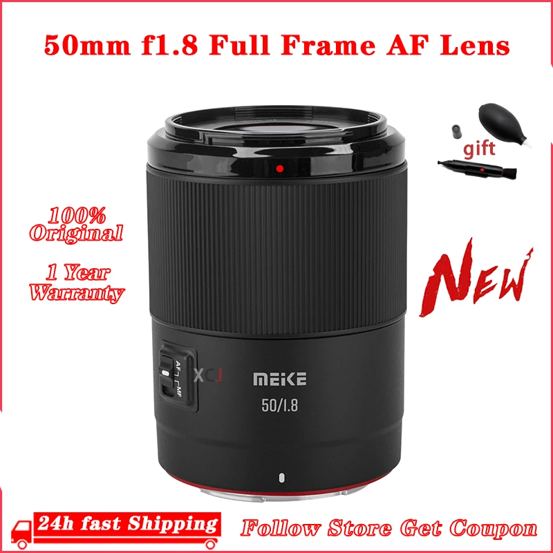 Meike 50mm f1.8 Full Frame AF Auto Focus STM lens for Nikon Z-Mount Z30 Z50 Z5 Z6 Z7 Z6II Z7 Mark II Z8 Z9 Zfc Mirrorless Camera