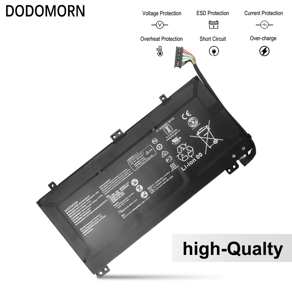 DODOMORN HB4593J6ECW New Battery For Huawei MateBook 13 2020 Series HN-W19L HN-W19R WRT-W29L WRT-W19 WRT-WX9 Quality Assurance