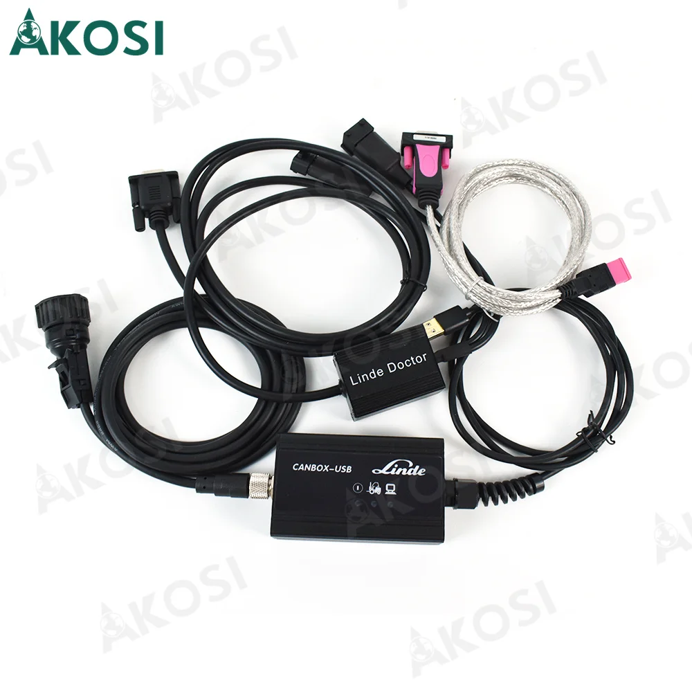 Perangkat lunak pathfind V2025 untuk alat pemindai diagnostik forklift Linde, adaptor 4 pin Linde, canbox doctor Linde