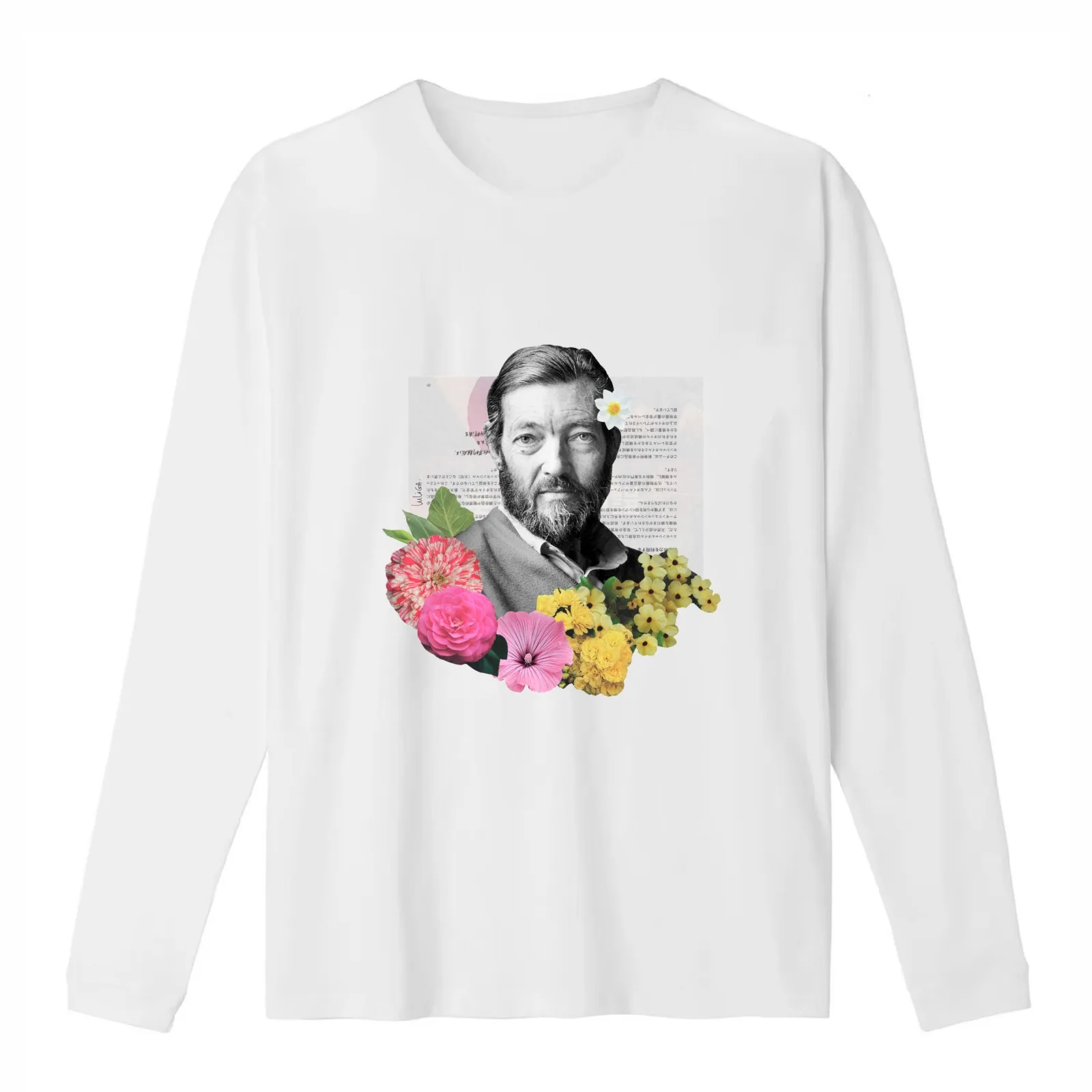 Julio Cortazar Collage T-Shirt Summer Casual Cotton Tee Oversized Streetwear Tops Vintage Graphic Print Unisex Men Women