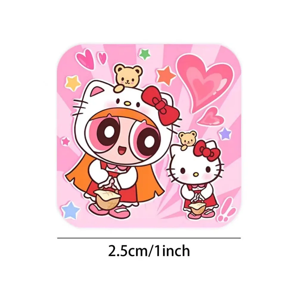 Anime Peripheral Powerpuff Girls Ordinary Kawaii Cute Cartoon Paster Toy Diary Mobile Phone Case Decoration Festivals Gift