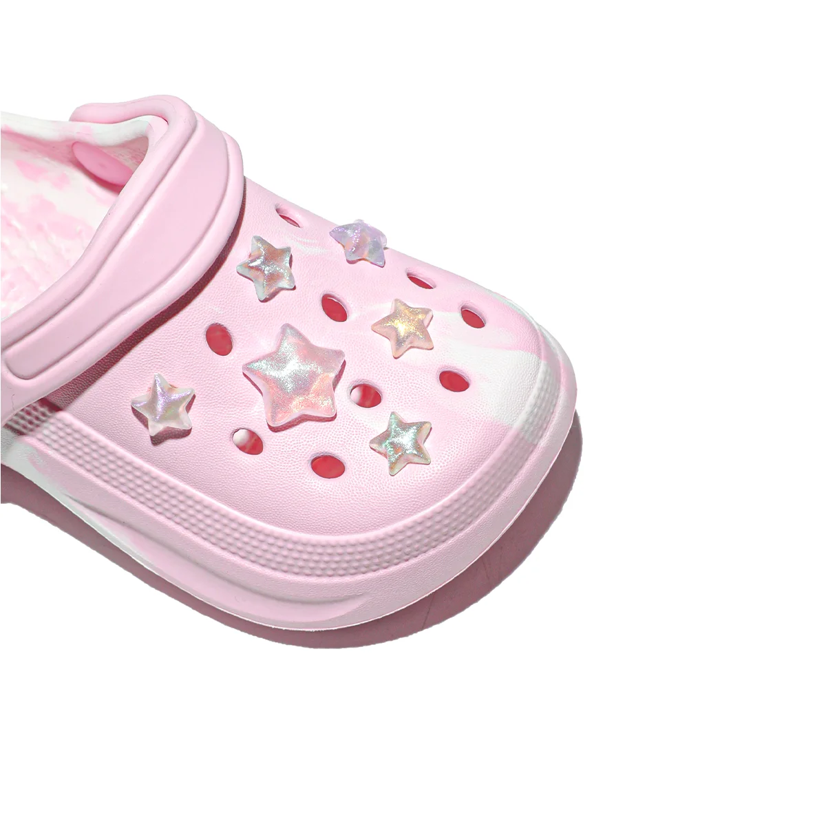 Kids Slip-On Clogs and Mules - Breathable, Waterproof, EVA Garden Shoes with Decorative Chain for Beach and Everyday Wear 168