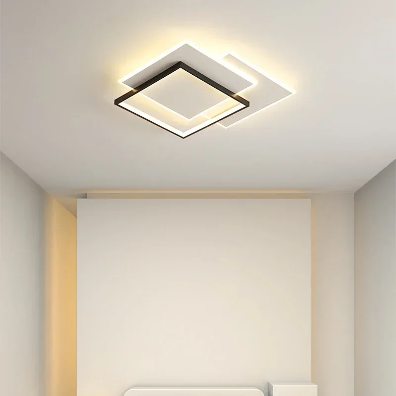 Simples e moderno conduziu a lâmpada do teto corredor lustre para sala de jantar estudo quarto decoração para casa luminária interior lustre