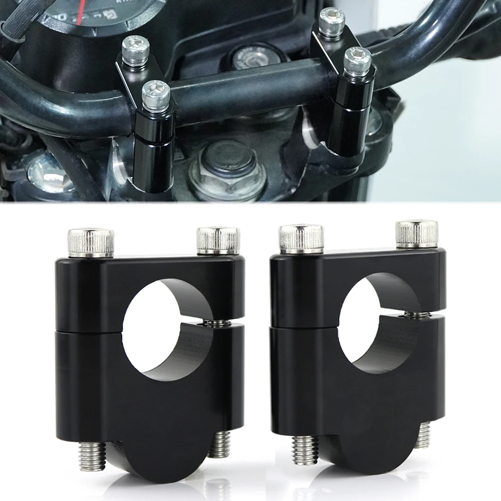 

For Husqvarna FC250/350/450 TC125 701 Enduro/Supermoto TR 650 Strada Norden 901 1 1/8" 28mm Handlebar Risers Bar Mount Clamps