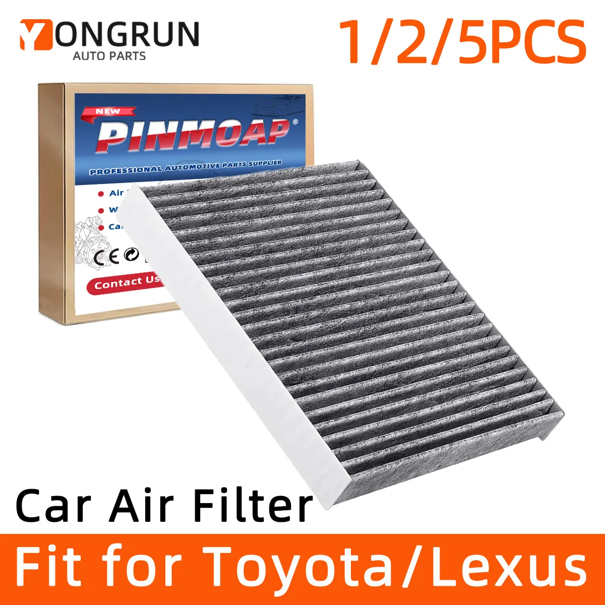 YONGRUN 1/2/5PCS Luftfilter Geeignet Für Lexus RX330 2004-2006 OEM Automotive Teil Neue Langlebige Und Langlebige Modell OE CF12157
