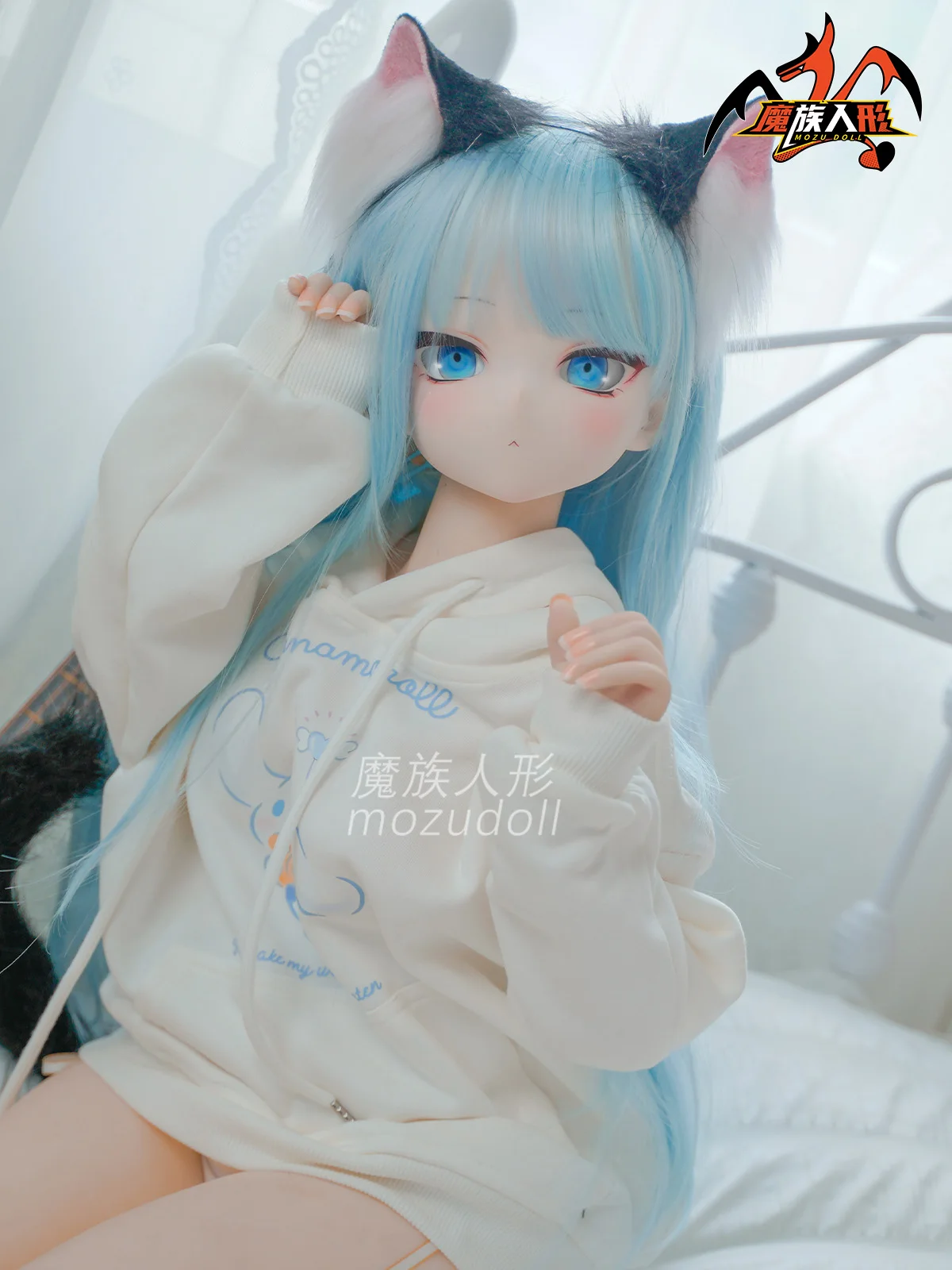 

MOZUDOLL Mint Realistic Solid Anime Doll Soft Action Figure Outfit Included