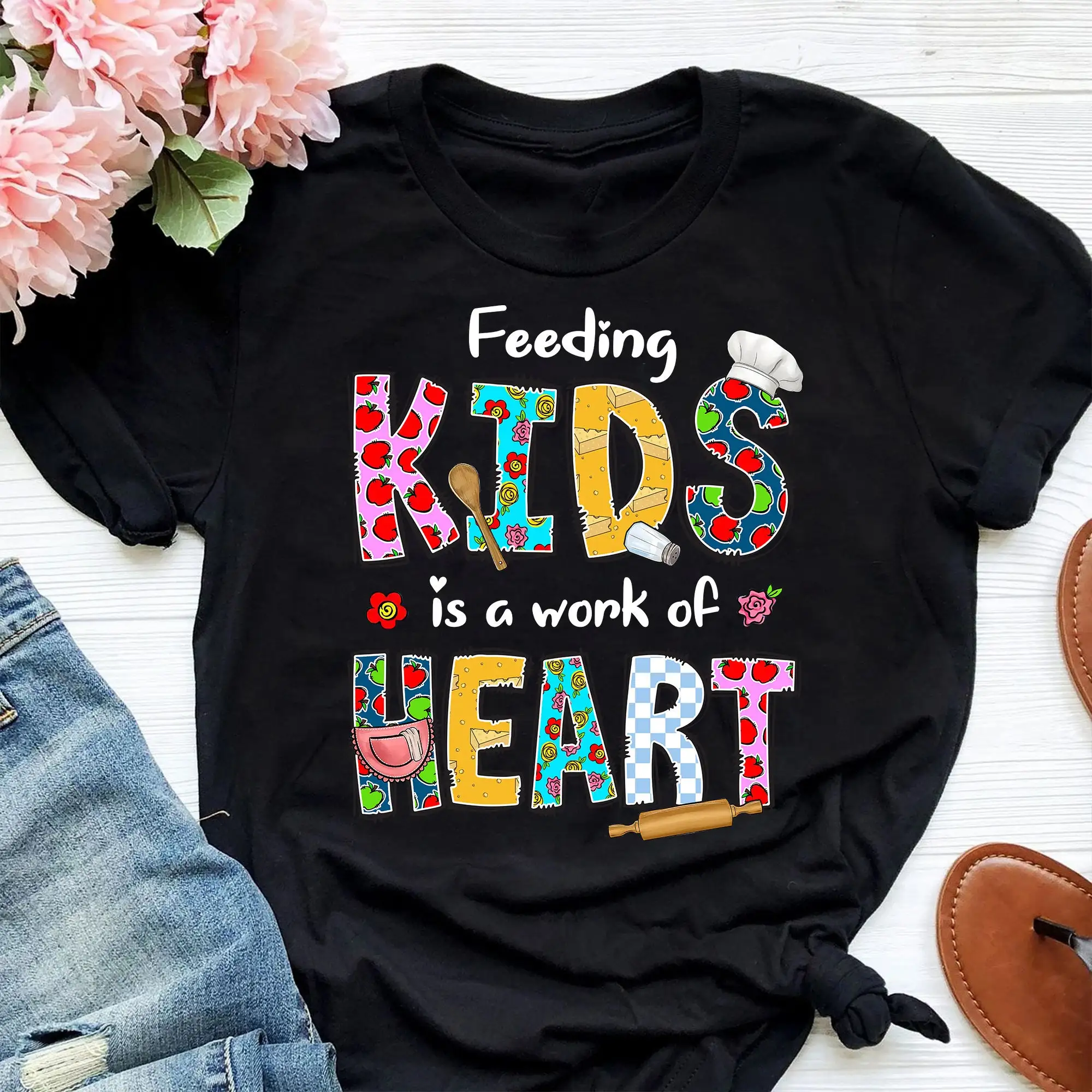 Lunch Lady Shirt: Feeding Kids Is A Work Of Heart