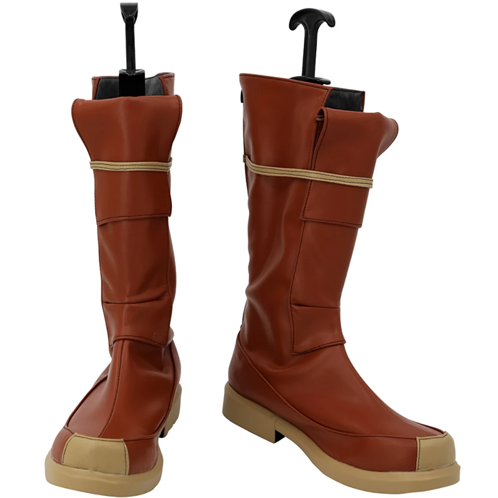 I Parry Everything Noor Cosplay Boots Brown Shoes Custom Made Any Size