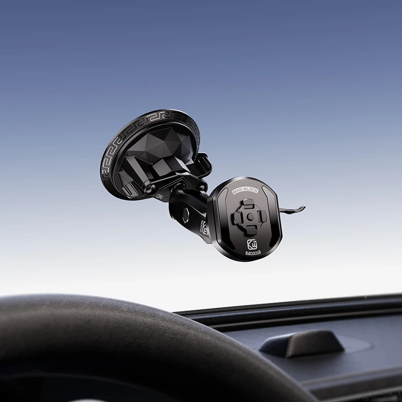 

Держатель для телефона в автомобиль на присоске с магнитным креплением, быстросъемный, 4-точечный, 720° ° Регулируемый кронштейн для лобового стекла и приборной панели