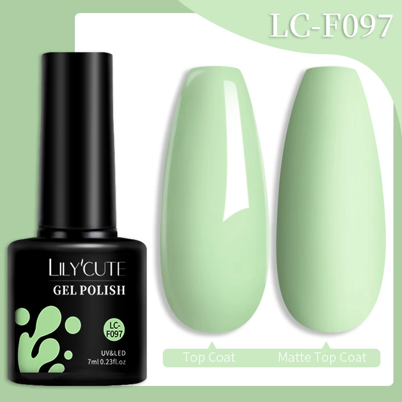 LILYCUTE 129 Kleuren 7 ML Nagel Gel Polish Nagelbenodigdheden Vernis Semi Permanente Nail Art Manicure Losweken LED UV Gel nagellakken