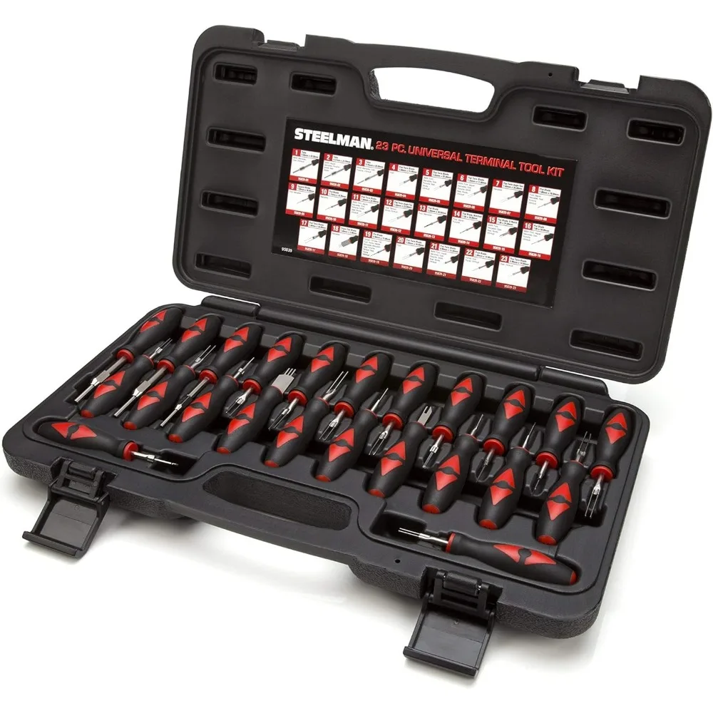 Auto Technician's 23-Piece Terminal Tool Kit: Safely Disconnect Wires from Terminal Blocks without Damage