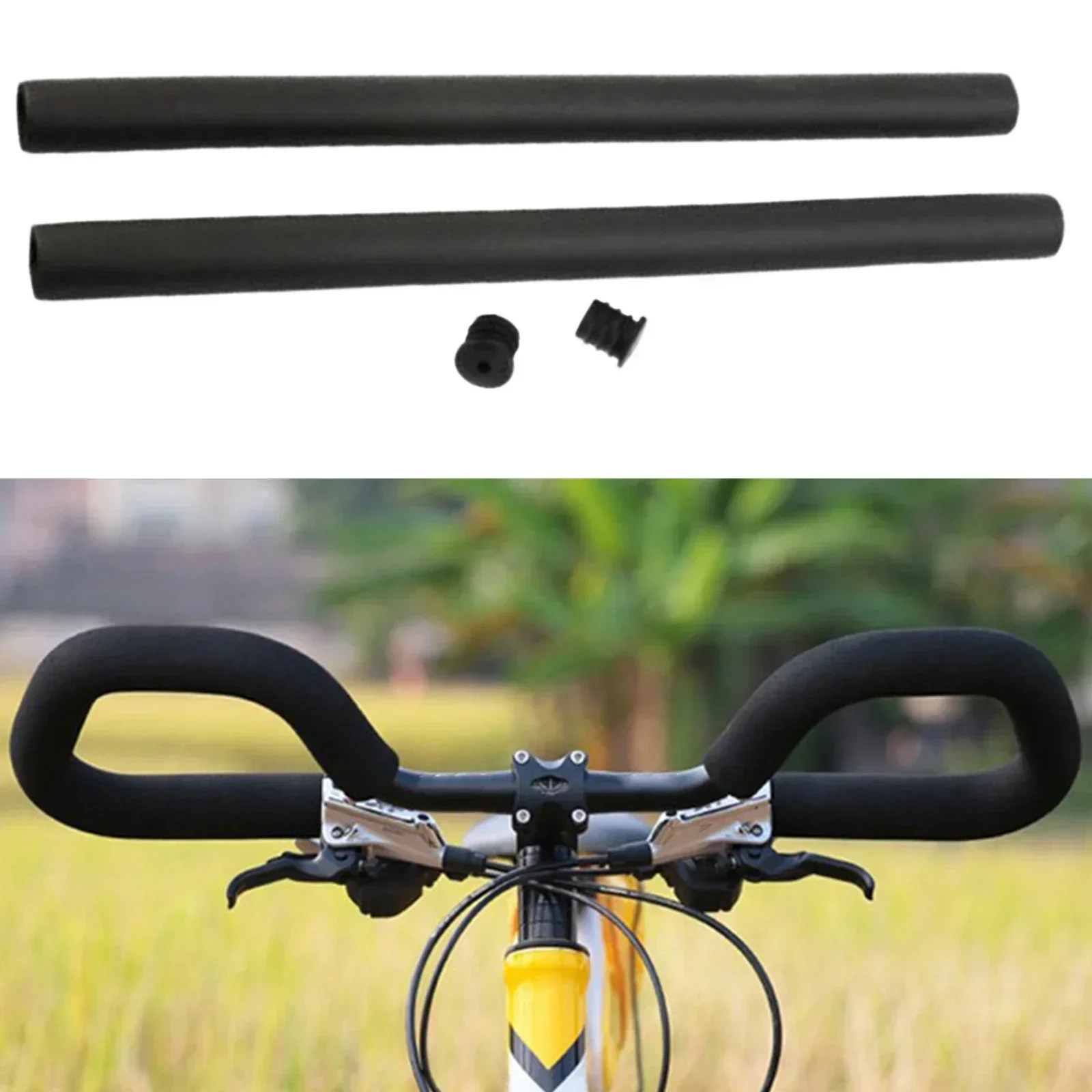 Mountain Road Bicycle Butterfly Handlebar 31.8mm 580mm For Touring Trekking Bike Aluminium Alloy Handlebar MTB Cycling Parts