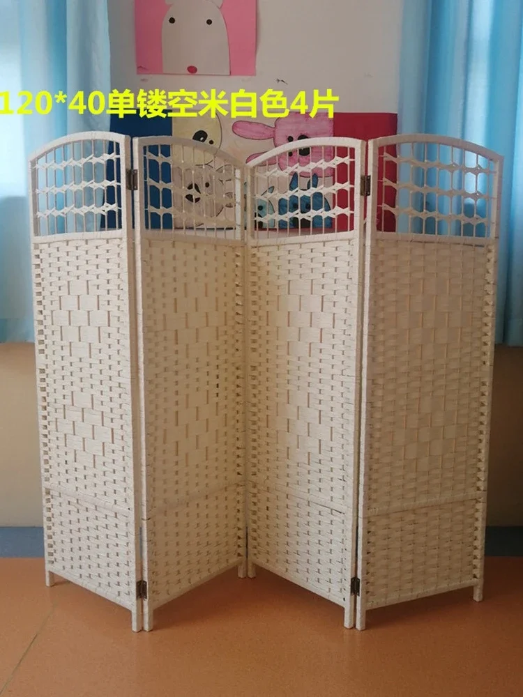 Mobile, lightweight and environmentally friendly kindergarten screen partition layout in the corner of the entrance area