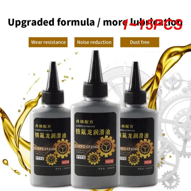 1~15PCS 100ml Lube Large Capacity Bicycle Chain Oil Wheel Dry Lubricant Motorcycle Grease Oil MTB Road Bike Wax Repair