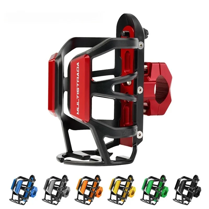 

For Ducati Multistrada 950 1100 1260 1200 S GT 1200S V4 Universal Motorcycle Accessories Beverage Water Bottle Cage Drink Cup