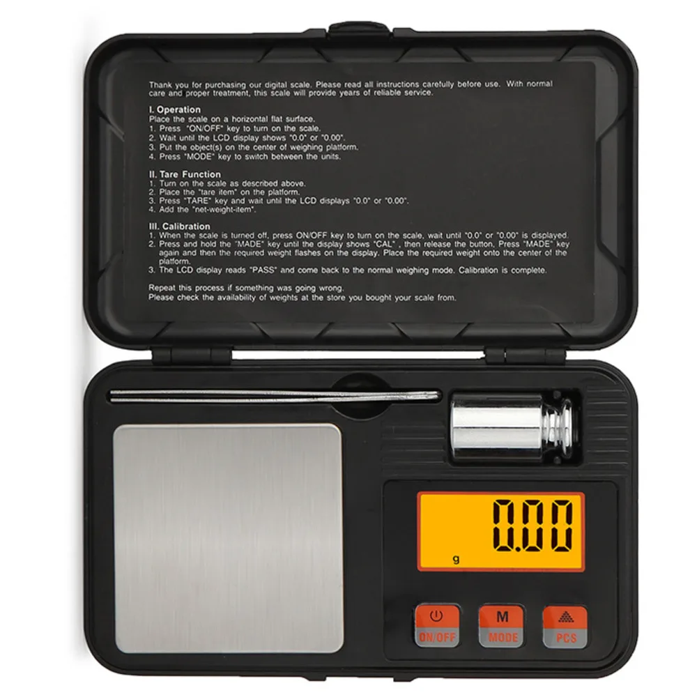 

10pcs 0.001g Tool Box Jewelry Scale 0.01g Portable Electronic Scale Mini Ingredient Baking Scale