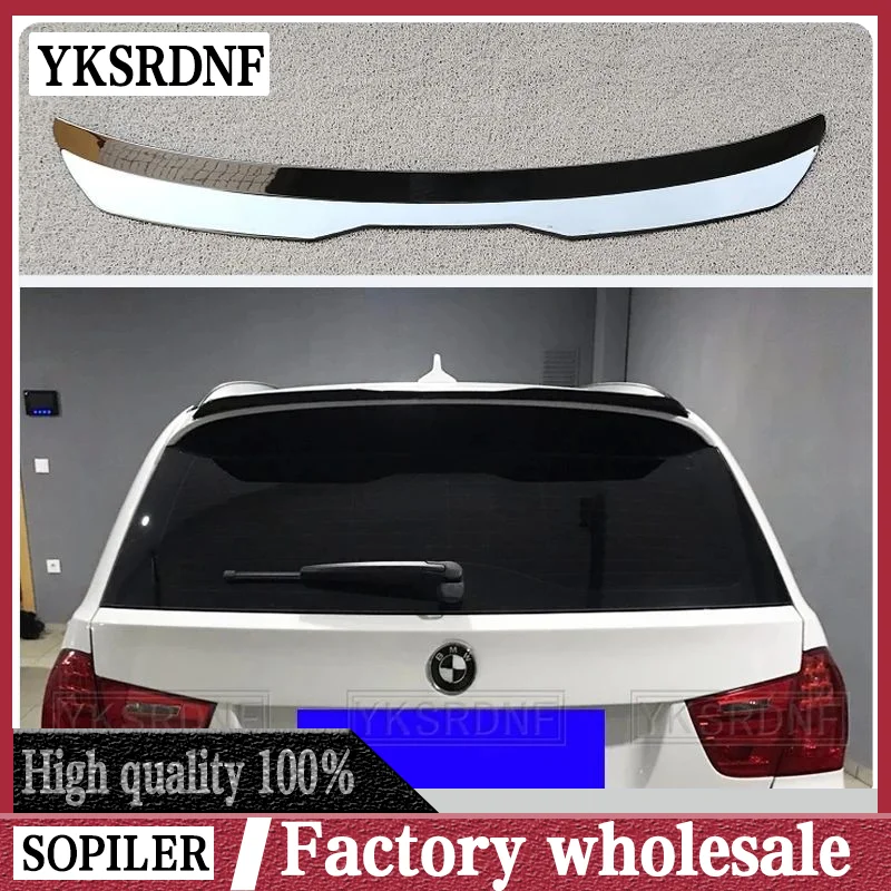 REAR WING SPOILER For BMW 3 E91 M-PACK FACELIFT 2008- 2011 High Quality ABS Plastic Hatchback Spoiler Trunk Car Wing Universal