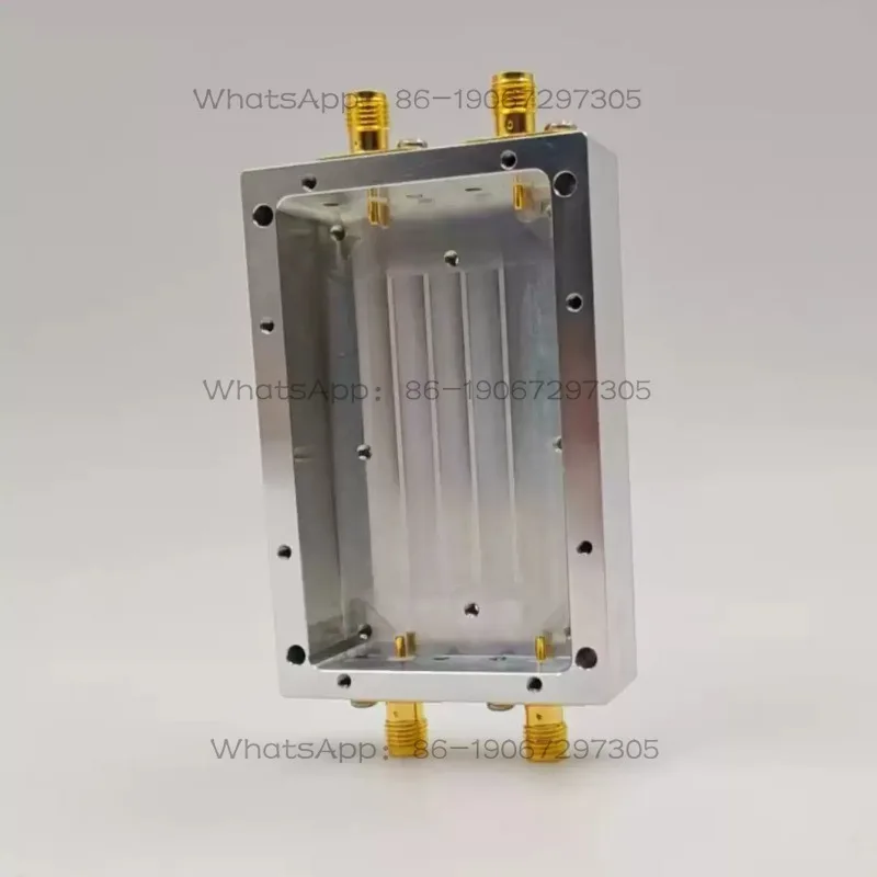 RF Aluminum Shell, Length 69.9mm, Width 46.8mm, Height 17mm 4 SMA Electromagnetic Shielding Cavities, RF Shielding