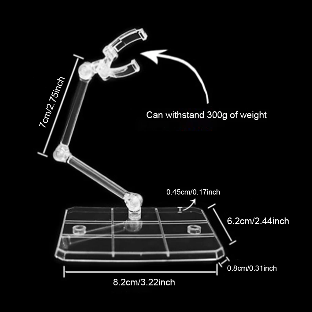 Soporte de exhibición de estatuillas de acción, tienda en casa, herramienta de sujeción, Base de exhibición de figuras estable, soporte de fijación de juguete