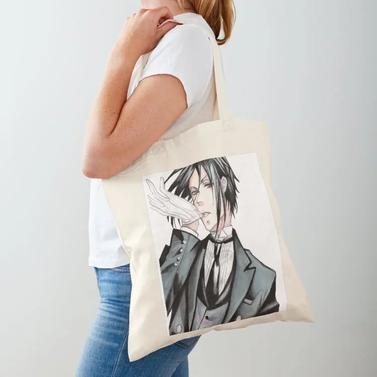 Sebastian (Black Butler) Tote Bag tote bag woman canvas tote bags canvas bags Shopper handbag