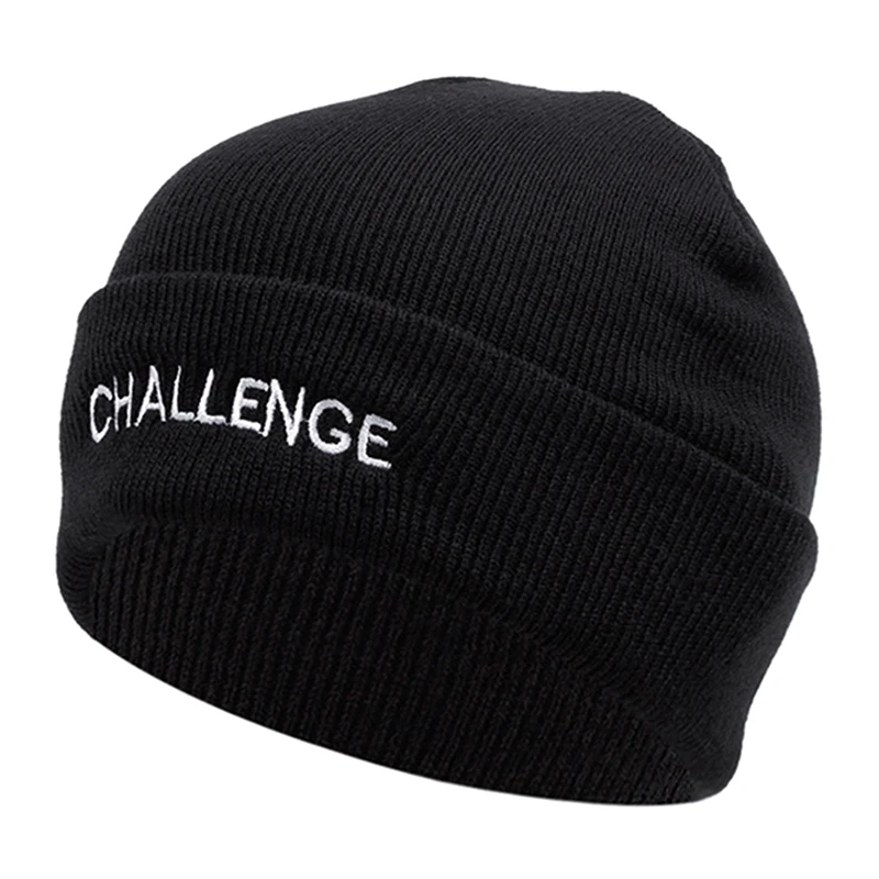 2025 جديد عصري الإبداعية محبوك قبعة التحدي الحقيقي المطرزة قبعة فول في الهواء الطلق الترفيه بلا حدود قبعة يندبروف قبعة تدفئة