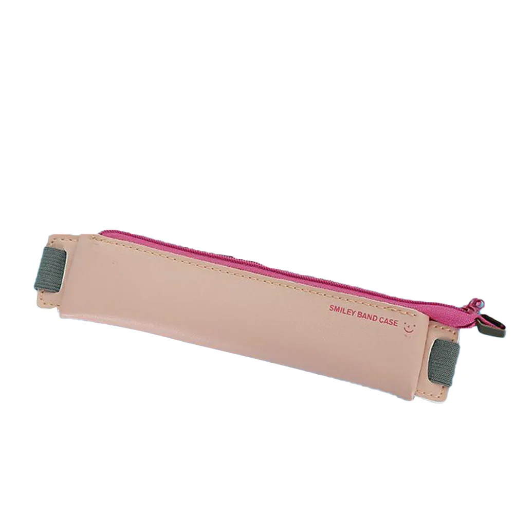 

High End Pen Case PU Material Long Lasting Birthday Gift Home Office Handbag Easy Insert Remove Pens Stationery School