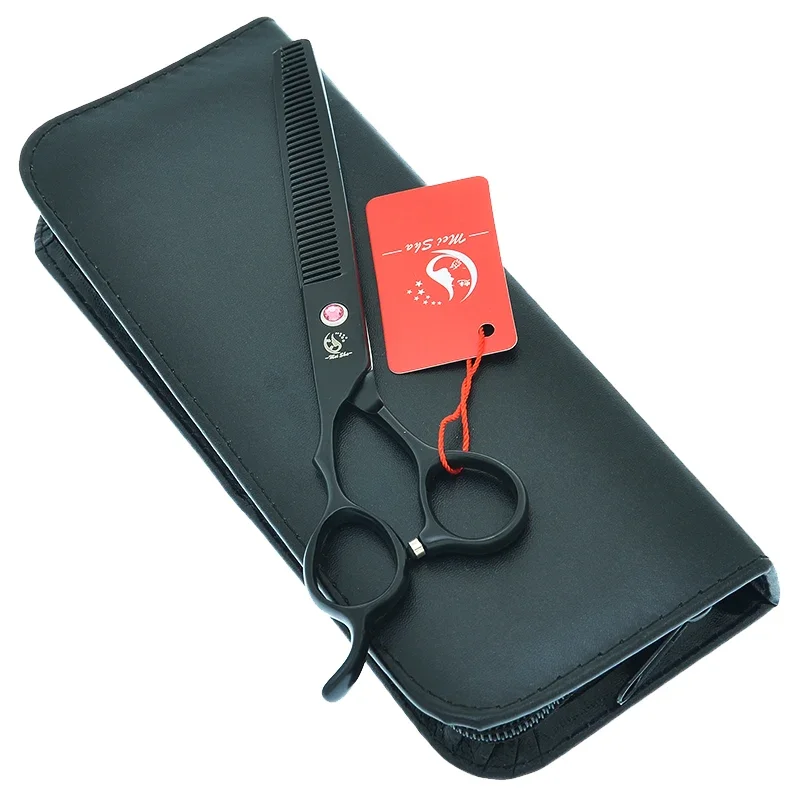 7,0" Friseurschere für Linkshänder, professionelle Haarschneideschere, Haarschere zum Ausdünnen und Stylen, A0184A – Detail 13