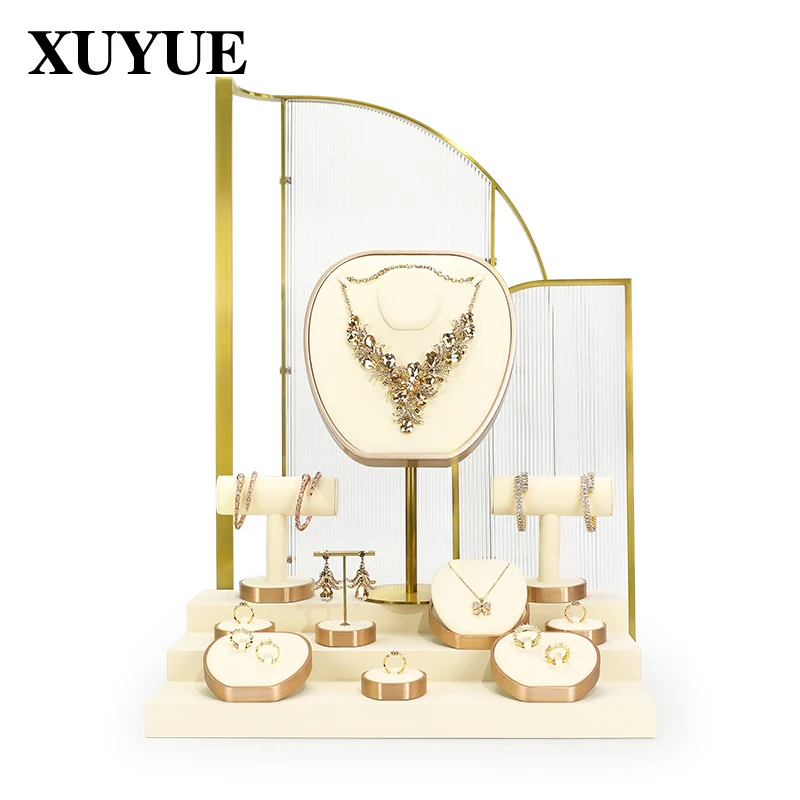

Jewelry display props, high-end showcase counters, pendants, rings, earrings, necklaces, display racks, jewelry display racks