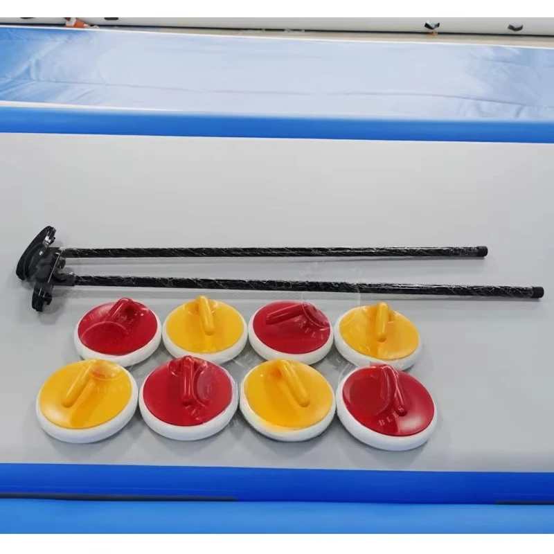 Picture 7: Portable Outdoor Sport Toss Street Curling Set Inflatable Curling Game for Team Building Includes Blower-Minimum Order 1 Piece