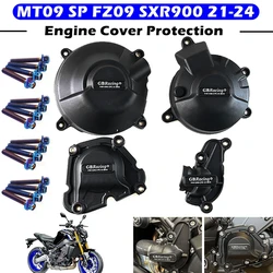 Motorcycles Engine Cover Protection GB Racing For YAMAHA MT09 SP MT-09 FZ-09 TRACER & SCRAMBLER 2021-2022 XSR900 22-24 GBRacing