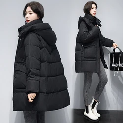 Winter Jackets for Women Parkas Coat Hooded Windproof Warm Oversize Down Coat Long Jacket Female Loose Thick Windbreaker Outwear