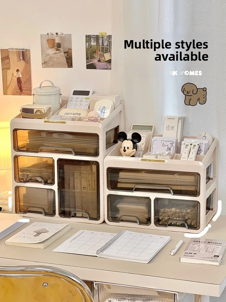 

Большой ящик для хранения косметики Capaci, настольный органайзер для ушей, удобный пластиковый шкаф для хранения с высокой бутылкой для Dormi Vani