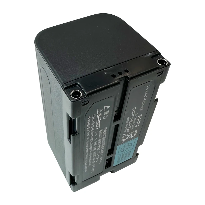 Imagem -04 - Bateria Li-ion Bdc70 para Estação Total Top-con es cx Sokkia fx Conjunto x Série Ferramentas de Topografia 7.2v 5240mah Novo