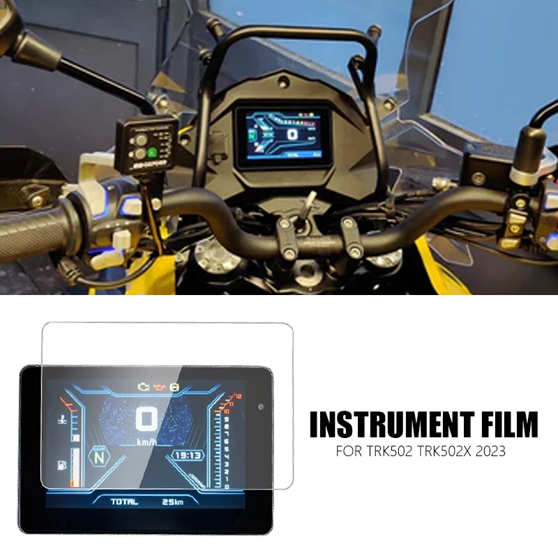 

For Benelli TRK502 Motorcycle Screen Protector sticker TRK 502 TRK502 X 502X 2023 Instrument Film Screen Dashboard Protection