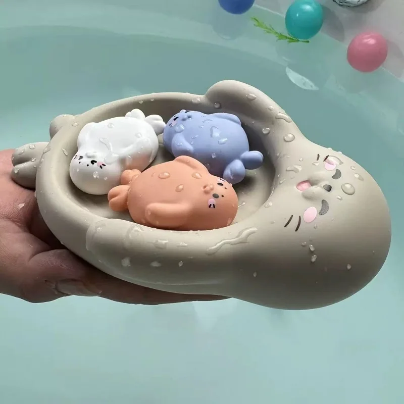 Bath Toys Fun Foam Animals Cognitive Floating Toy Traffic Bathroom Bathtub Toys For Gifts Early Educational Toy