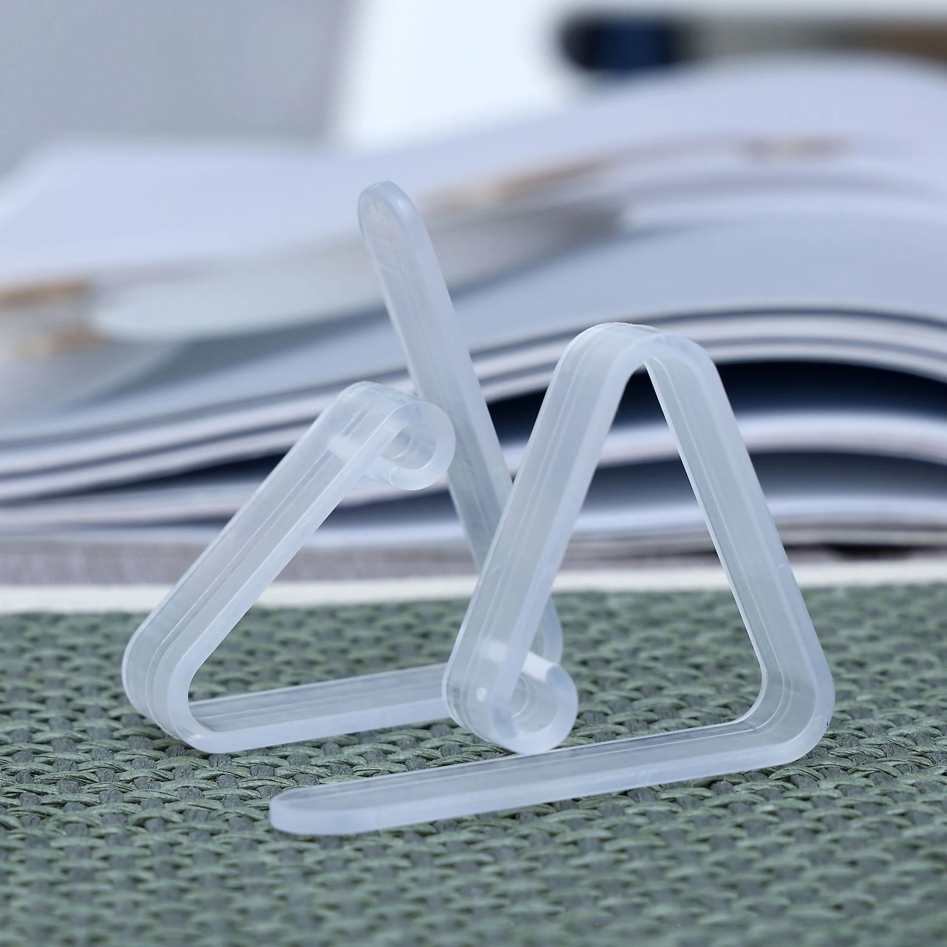 10 Stück Tischdeckenklammern, transparent, rutschfest, Befestigungsschnalle, Haushalts-Tischecken-Befestigungsvorrichtung, Kunststoffschnalle – Detail 5