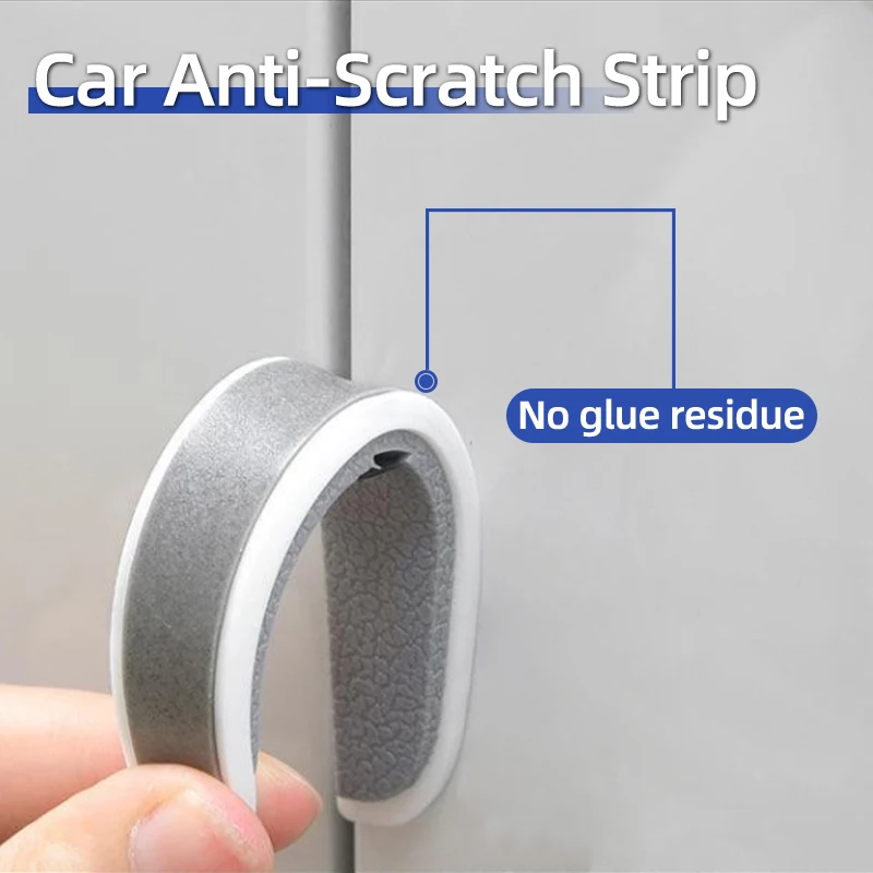 4 قطعة باب السيارة حافة حامي السيارات الجسم الحرس ملصق قطاع لبيجو 206 307 308 3008 207 208 407 508 2008 5008 107 106 205 #2