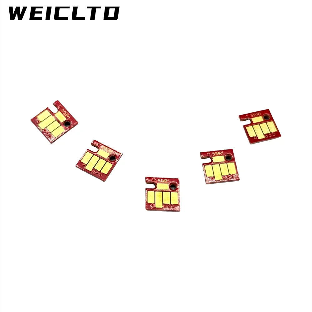 LA PGI-125 CLI-126 PGI125 CLI126 5Cor6C Permanent Chip for Canon PIXMA IP4810 MG5210 MG6110 IX6510 Printers